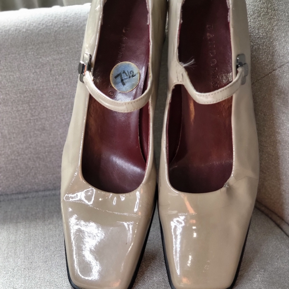 Bandolino Elegant Beige Mary Jane Women's Shoes 2in Heel
